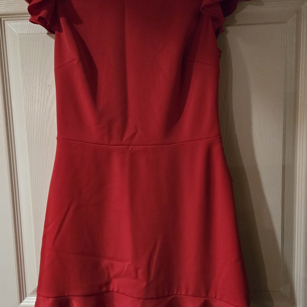 JAYGODFREY Vibrant Red Mini Dress